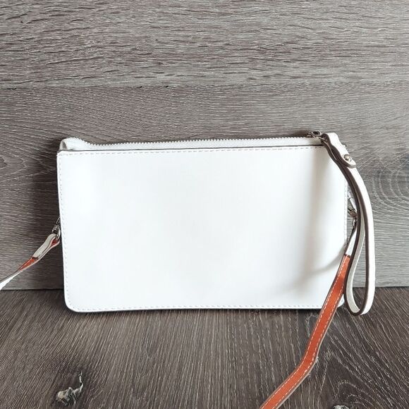 DAVID JONES Women's Synthetic Leather Crossbody Wristlet Clutch with Wrist Strap - Picture 2 of 11